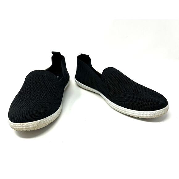Tommy Bahama Size 10 Slip-On‎ Deck Comfort Shoes Black with White Sole - Picture 1 of 7